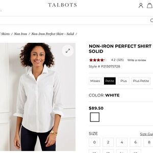 Non-iron button down shirt